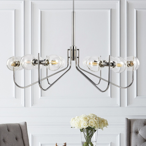 Generation Lighting ED Ellen-DeGeneres 40-Inch Verne Polished Nickel Chandelier by Generation Lighting EC10912PN