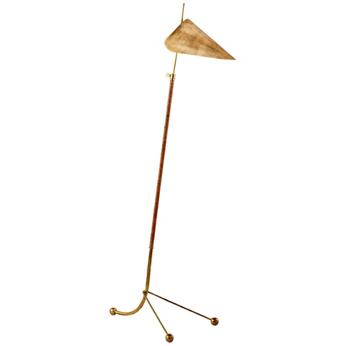 Visual Comfort Signature Collection Moresby Floor Lamp in Antique Brass by Visual Comfort Signature ARN1014HABHAB