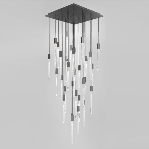 Alpine 31-Light LED Chandelier in Black Gun Metal by Avenue Lighting