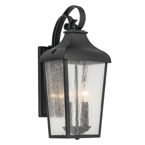 Forestdale 18.50-Inch Outdoor Wall Light in Black by Kichler Lighting