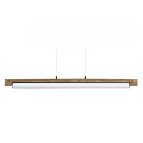 Et2 Joist Driftwood & Charcoal LED Island Light with Cylindrical Shade