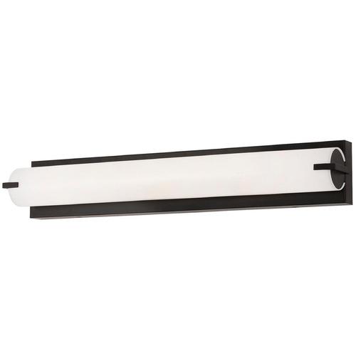 Afx Lighting Axel Black LED Vertical Bathroom Light