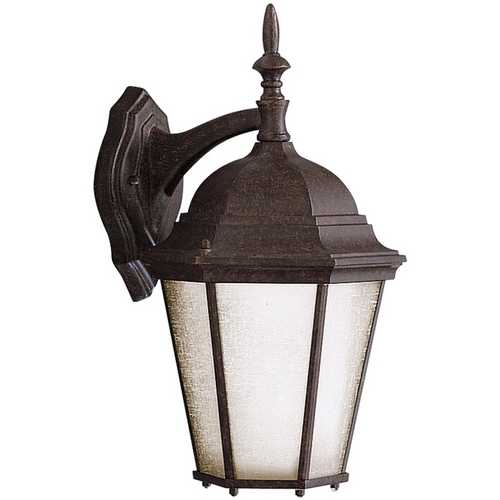 Kichler Lighting Outdoor Wall Light with White Glass in Tannery Bronze by Kichler Lighting 9655TZ