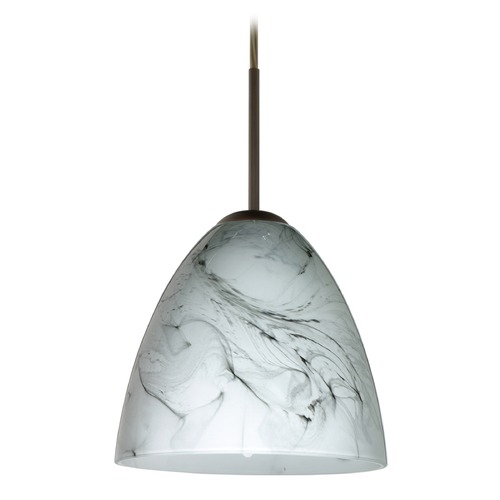 Besa Lighting Vila Bronze LED Mini-Pendant Light