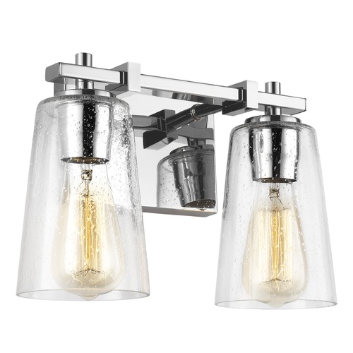 Mercer Chrome Bathroom Light by Visual Comfort Studio