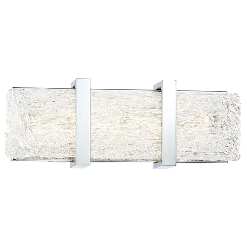 George Kovacs Lighting Forest Ice II LED Bathroom Light in Chrome by George Kovacs P1382-077-L