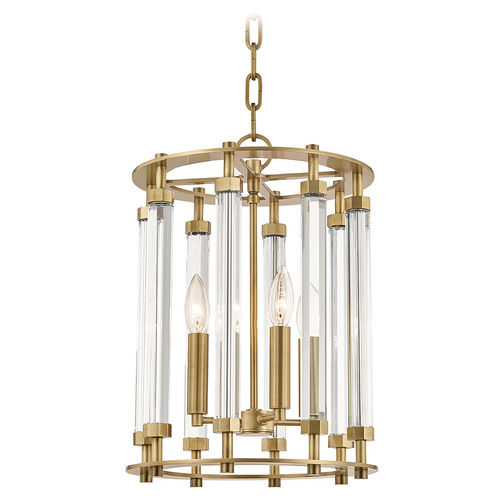 Hudson Valley Lighting Hudson Valley Lighting Haddon Aged Brass Pendant Light 2812-AGB