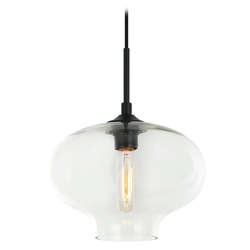 Irresistible Organic Charm Black Pendant by Matteo Lighting