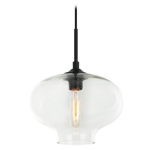 Matteo Lighting Irresistible Organic Charm Black Pendant by Matteo Lighting C41406CL