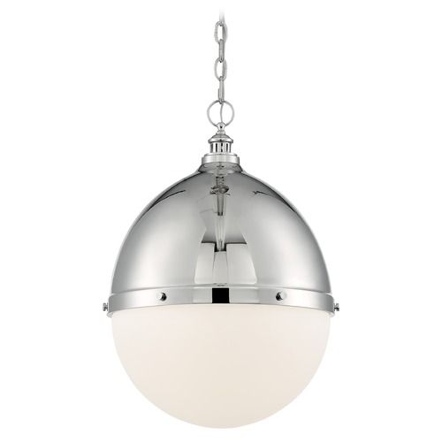 Ronan Polished Nickel Pendant by Satco Lighting