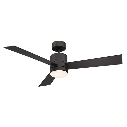 Modern Forms Axis Matte Black LED Ceiling Fan with Light