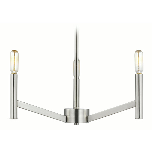 Visual Comfort Studio Collection Vector Brushed Nickel Chandelier