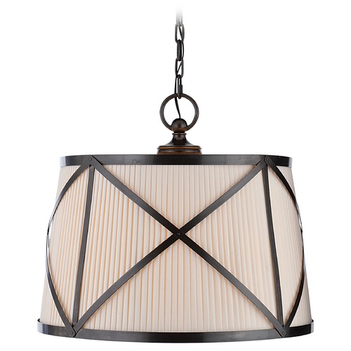 Visual Comfort Signature Collection E.F. Chapman Grosvenor Pendant in Bronze by Visual Comfort Signature CHC1483BZL