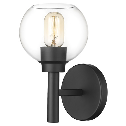 Sutton Matte Black Sconce by Z-Lite