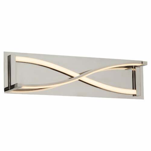 Hyperion 22-Inch 3CCT LED Bath Light in Nickel by Oxygen Lighting