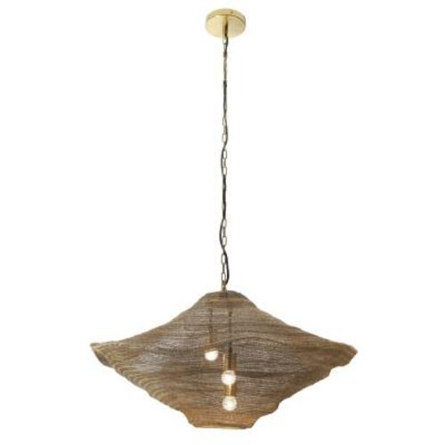 Marseille 3-Light Pendant in Antique Brass by Metropolitan Lighting