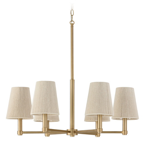 Mira Chandelier in Matte Brass by Capital Lighting