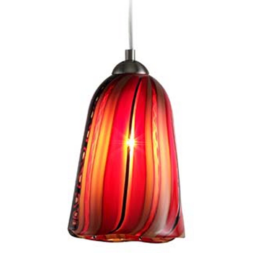 Oggetti Lighting Oggetti Lighting Amore Satin Nickel Mini-Pendant Light 18-L0158P