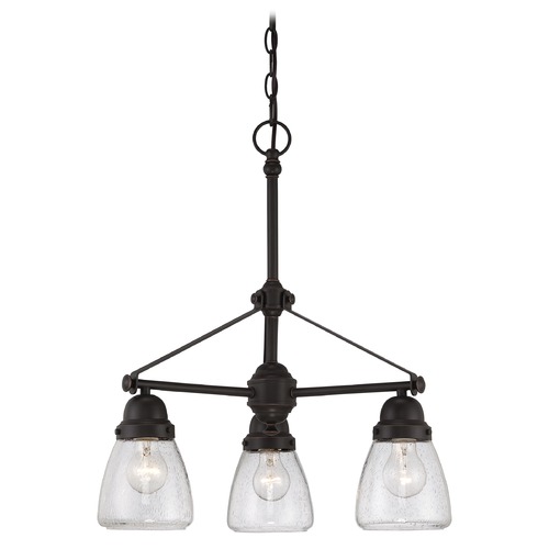 Laurel Sudbury Bronze Chandelier by Nuvo Lighting