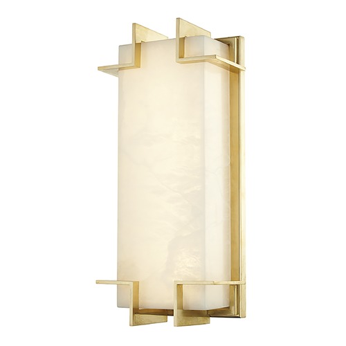 Hudson Valley Lighting Delmar Aged Brass LED Sconce by Hudson Valley Lighting 3915-AGB