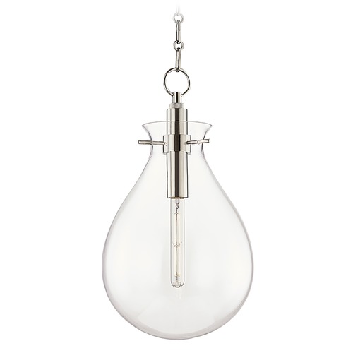 Hudson Valley Lighting Ivy Pendant in Polished Nickel by Hudson Valley Lighting BKO102-PN