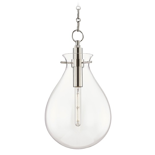 Hudson Valley Lighting Ivy Pendant in Polished Nickel by Hudson Valley Lighting BKO102-PN