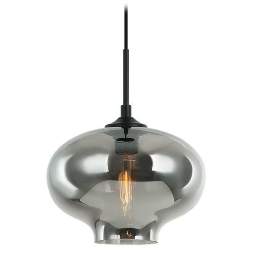 Irresistible Organic Charm Black Pendant by Matteo Lighting