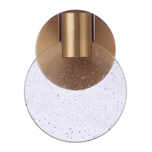 Craftmade Lighting Glisten LED Wall Sconce in Satin Brass by Craftmade Lighting 15106SB-LED