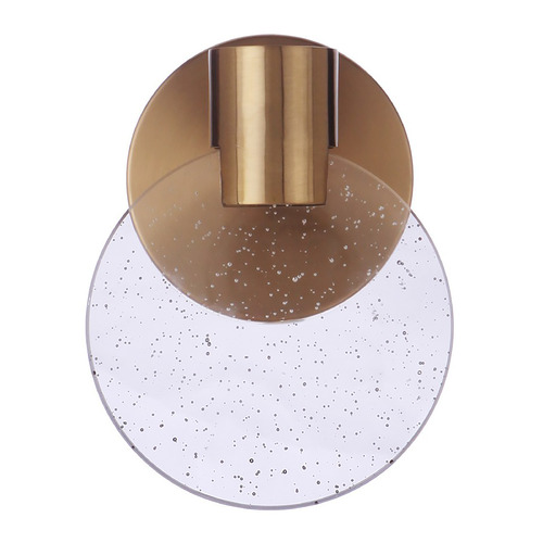 Glisten LED Wall Sconce in Satin Brass by Craftmade Lighting