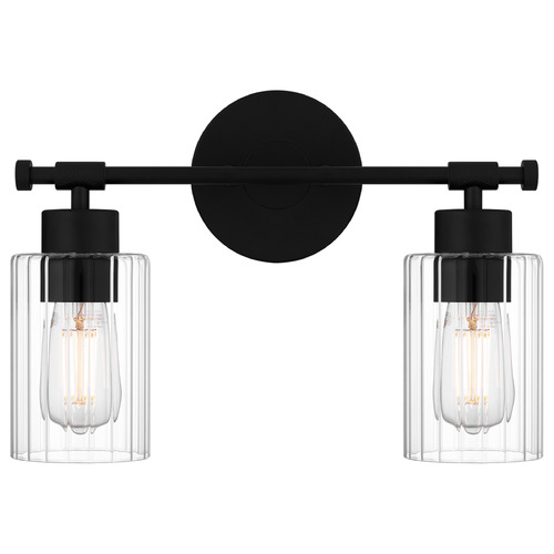 Quoizel Lighting Quoizel Lighting Caputo Matte Black Bathroom Light CAP8615MBK