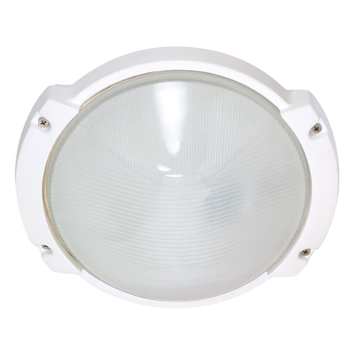 Semi Gloss White Outdoor Wall Light by Nuvo Lighting
