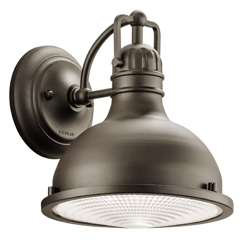 Hatteras Bay 9-Inch Wide Outdoor Wall Light in Olde Bronze by Kichler Lighting
