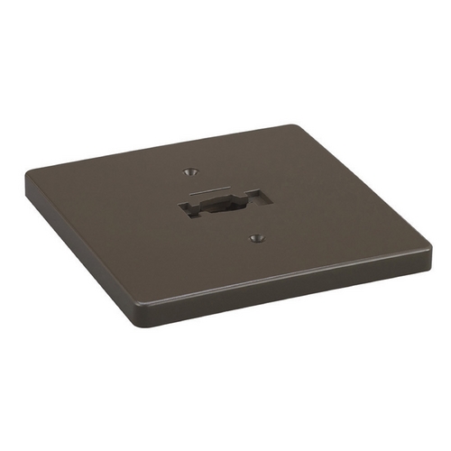 Dark Bronze H Track Square Monopoint Canopy by WAC Lighting