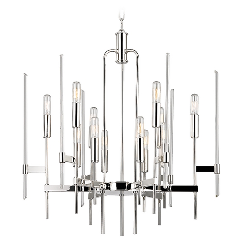 Hudson Valley Lighting Bari 12-Light Chandelier in Polished Nickel by Hudson Valley Lighting 9912-PN