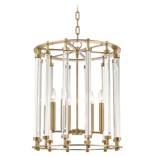 Hudson Valley Lighting Hudson Valley Lighting Haddon Aged Brass Pendant Light 2818-AGB