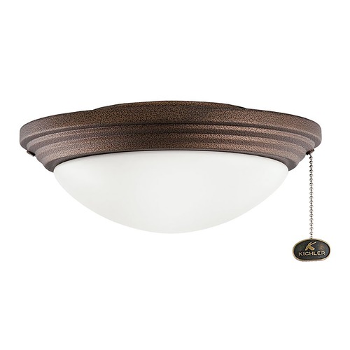 Weathered Copper LED Fan Light Kit by Kichler Lighting
