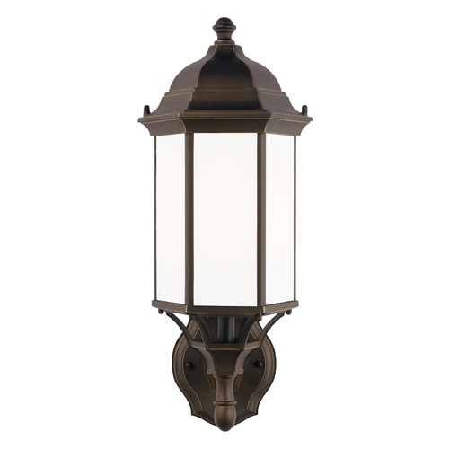 Sevier Antique Bronze Outdoor Wall Light by Generation Lighting