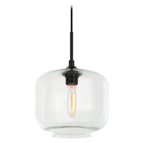 Irresistible Organic Charm Black Mini Pendant by Matteo Lighting