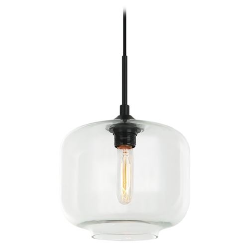 Matteo Lighting Irresistible Organic Charm Black Mini Pendant by Matteo Lighting C41407CL