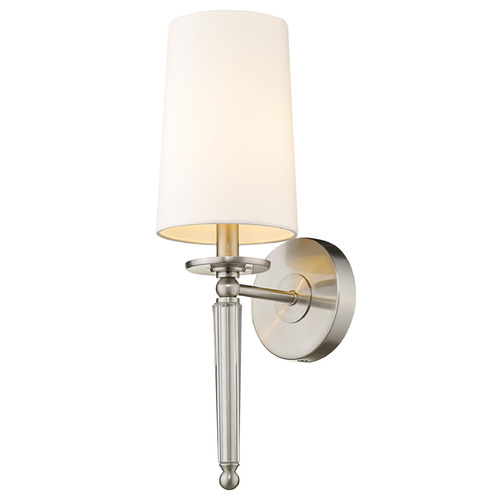 Z-Lite Avery Brushed Nickel Sconce by Z-Lite 810-1S-BN