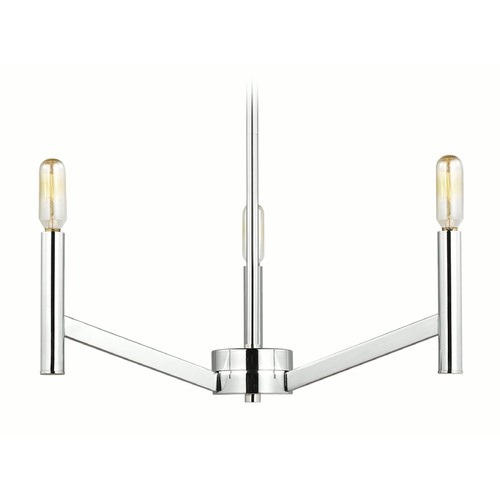 Visual Comfort Studio Collection Vector Chrome Chandelier