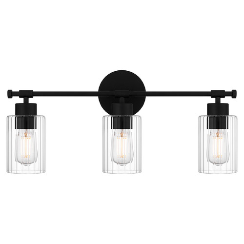 Quoizel Lighting Caputo Matte Black Bathroom Light
