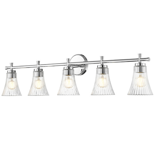 Z-Lite Z-Lite Belle Chrome Bathroom Light 7519-5V-CH