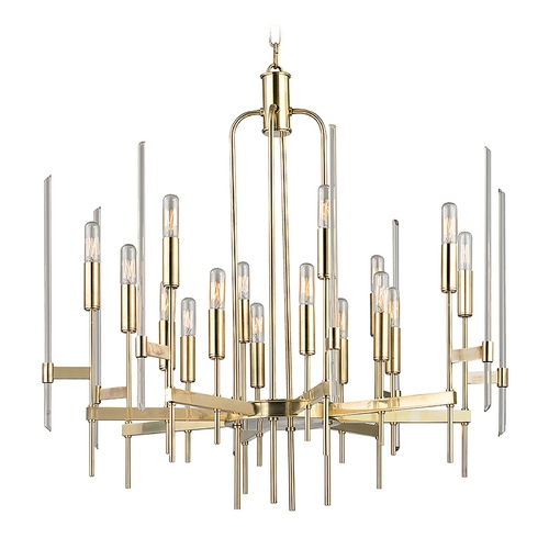 Hudson Valley Lighting Bari 16-Light Chandelier in Aged Brass by Hudson Valley Lighting 9916-AGB