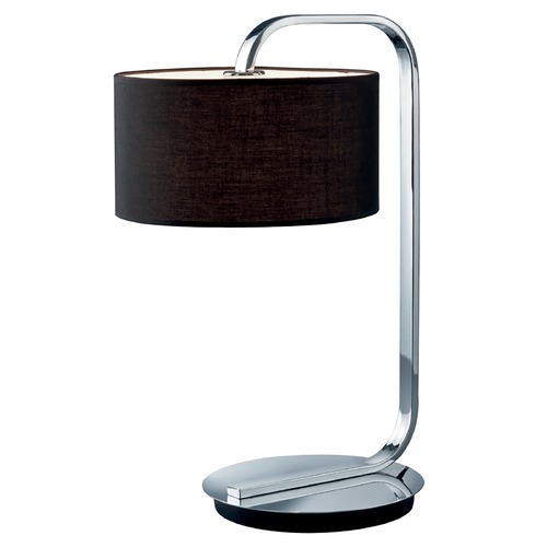 Arnsberg Arnsberg Cannes Chrome Table Lamp with Drum Shade 500100106