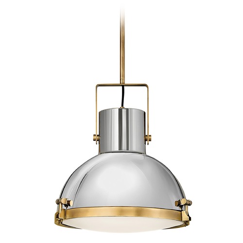 Hinkley Nautique Large Pendant in Brass & Polished Nickel by Hinkley Lighting 49065HB