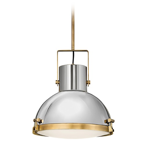 Nautique Large Pendant in Brass & Polished Nickel by Hinkley Lighting