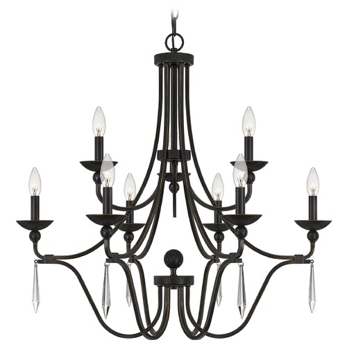 Quoizel Lighting Joules Palladian Bronze Chandelier by Quoizel Lighting JOU5032PN