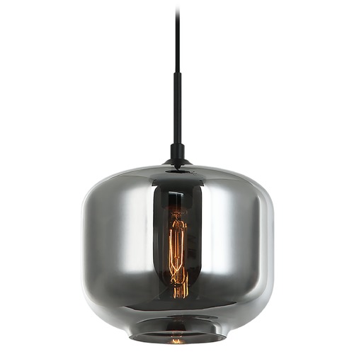 Irresistible Organic Charm Black Mini Pendant by Matteo Lighting