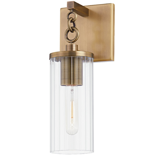 Troy Lighting Yucca Patina Brass Outdoor Wall Light